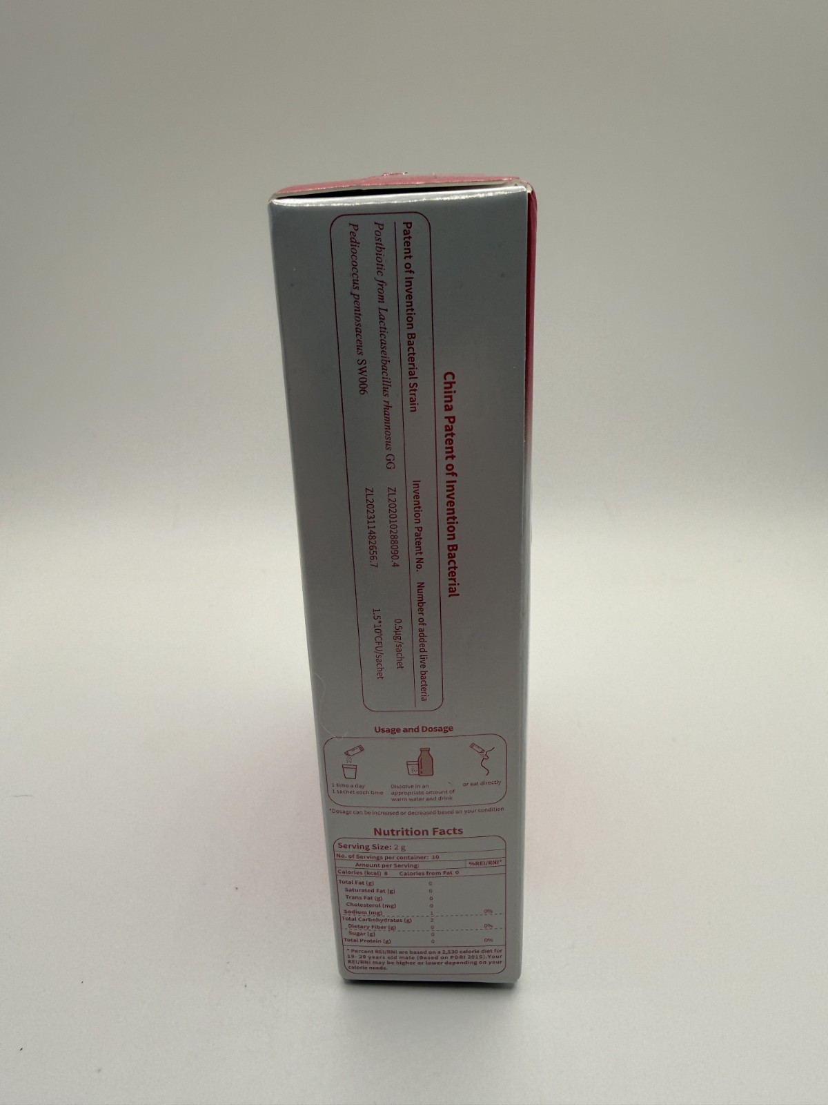 9 YOUNG-BASIC Probiotic Powder Cranberry Flavored 2g x 10 Sachets – Brand New