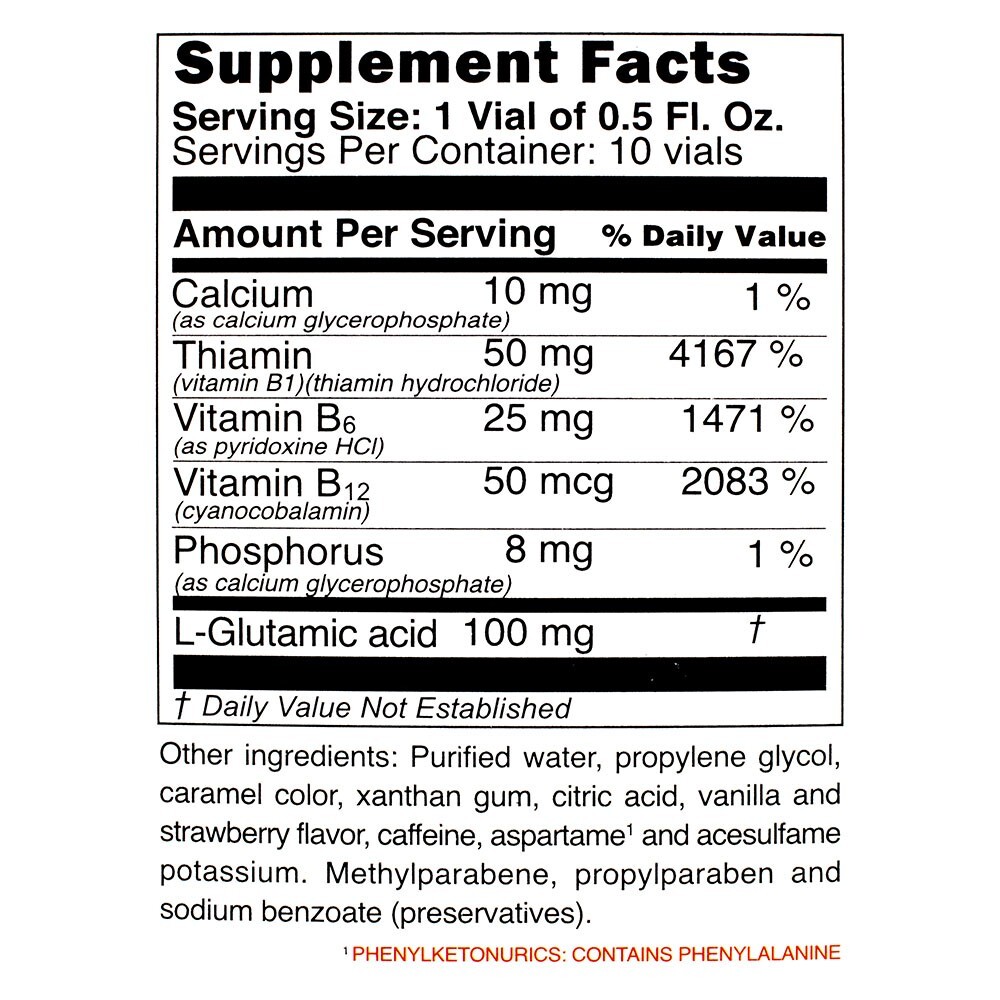 2 NEUROFOSFATON SUPPLEMENTS 10 Drinkable Vials each
