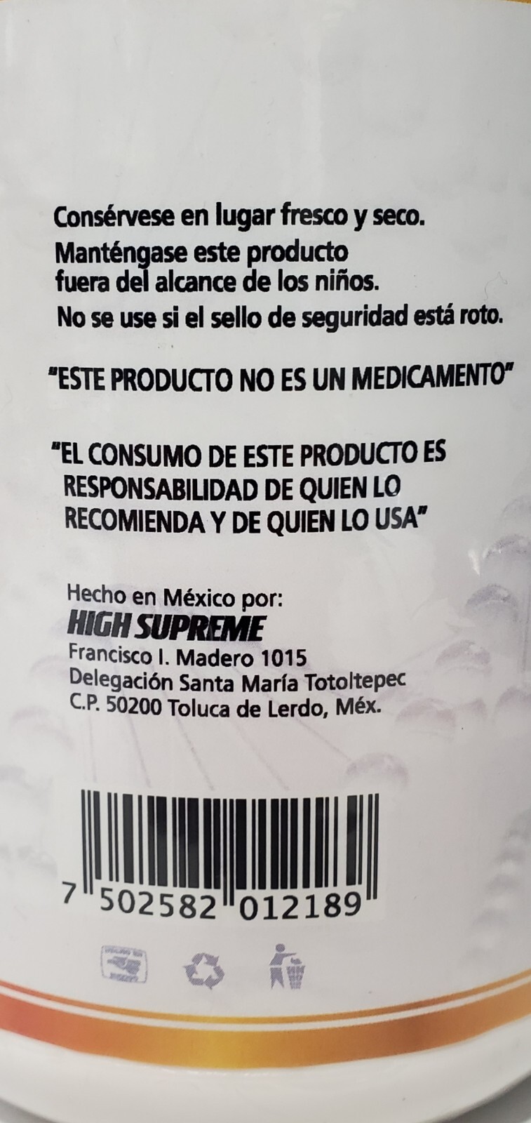 Hyaluronic Acid/Acido Hialuronico w/Hidrolized Colagen, { Pineapple } 1Kg Powder