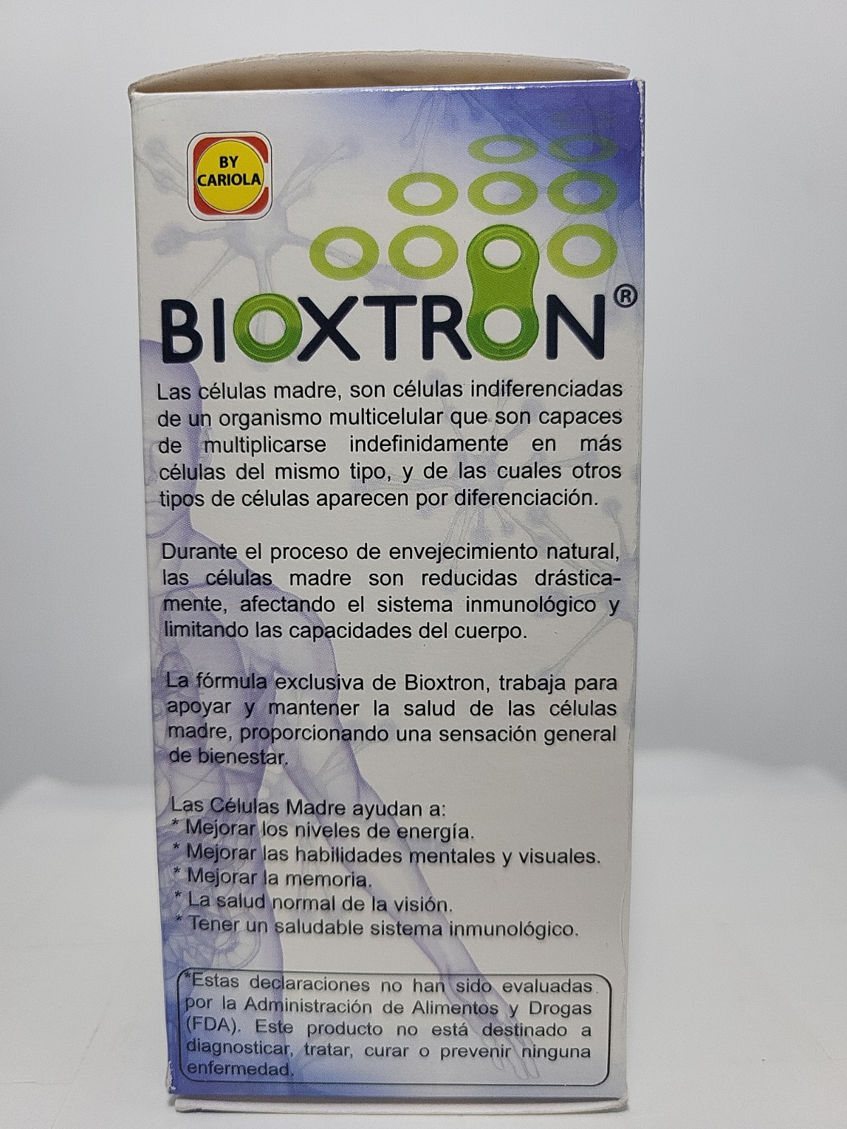 Bioxtron Natural Stem Cell Supplement AFA Blue Green Algae 60 Caps Exp 01/2028