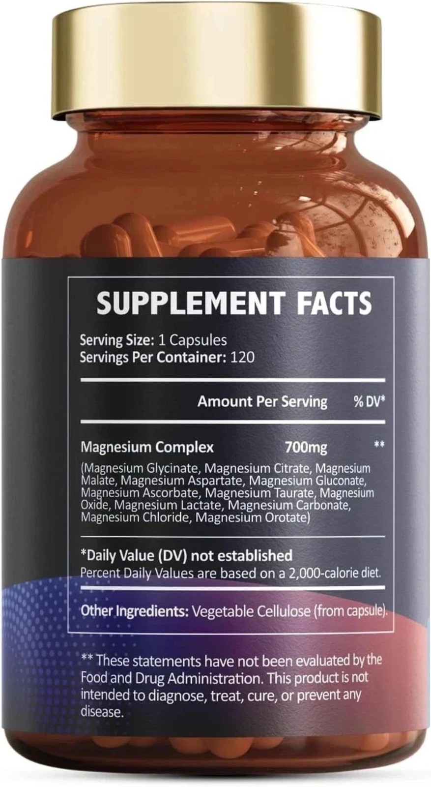 Magnesium 12 in 1 Complex 700mg -Dietary Supplement NEW EXP2028