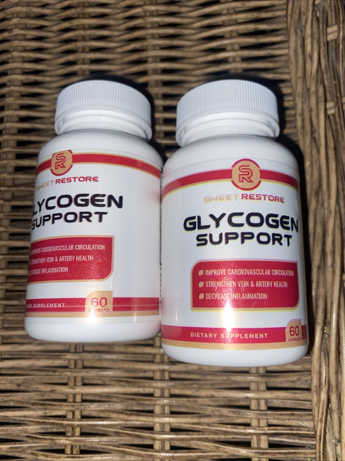 (2 PACK) Sweet Restore Glycogen Support Capsules, Joint Support (120 Capsules)