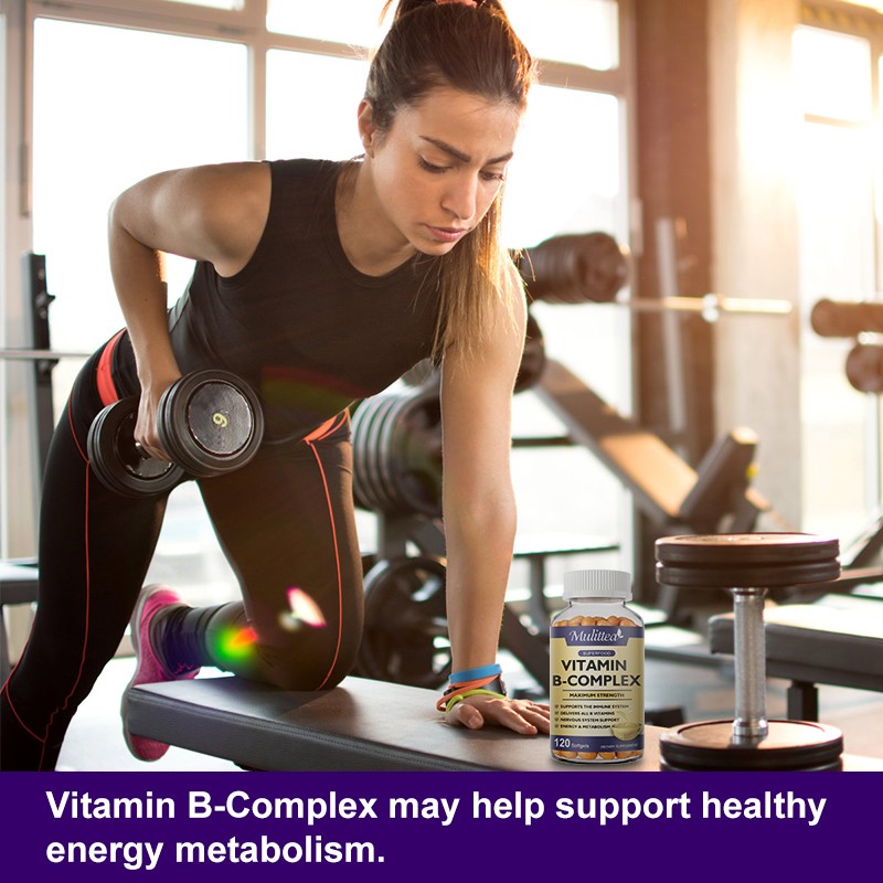 1/2/5X Vitamin B Complex Supplement – Super B Vitamin, Immune Boost, Energy