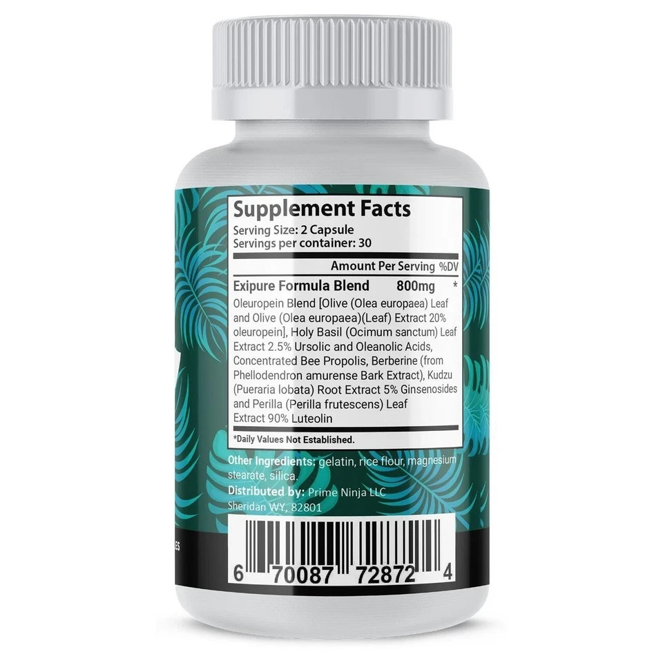 Exipure Capsules Natural Weight Management Support 60 Caps Free Ship Pack 2