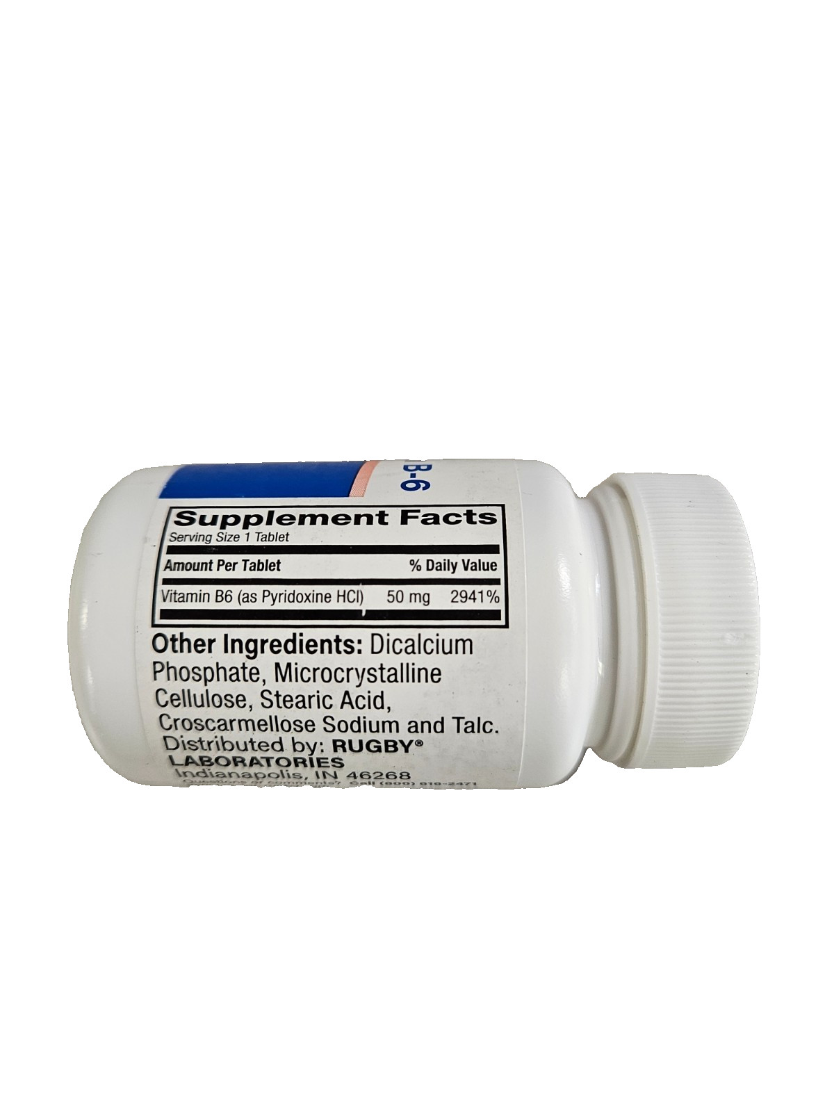 Major VITAMIN B6 50mg 100 Tablets __