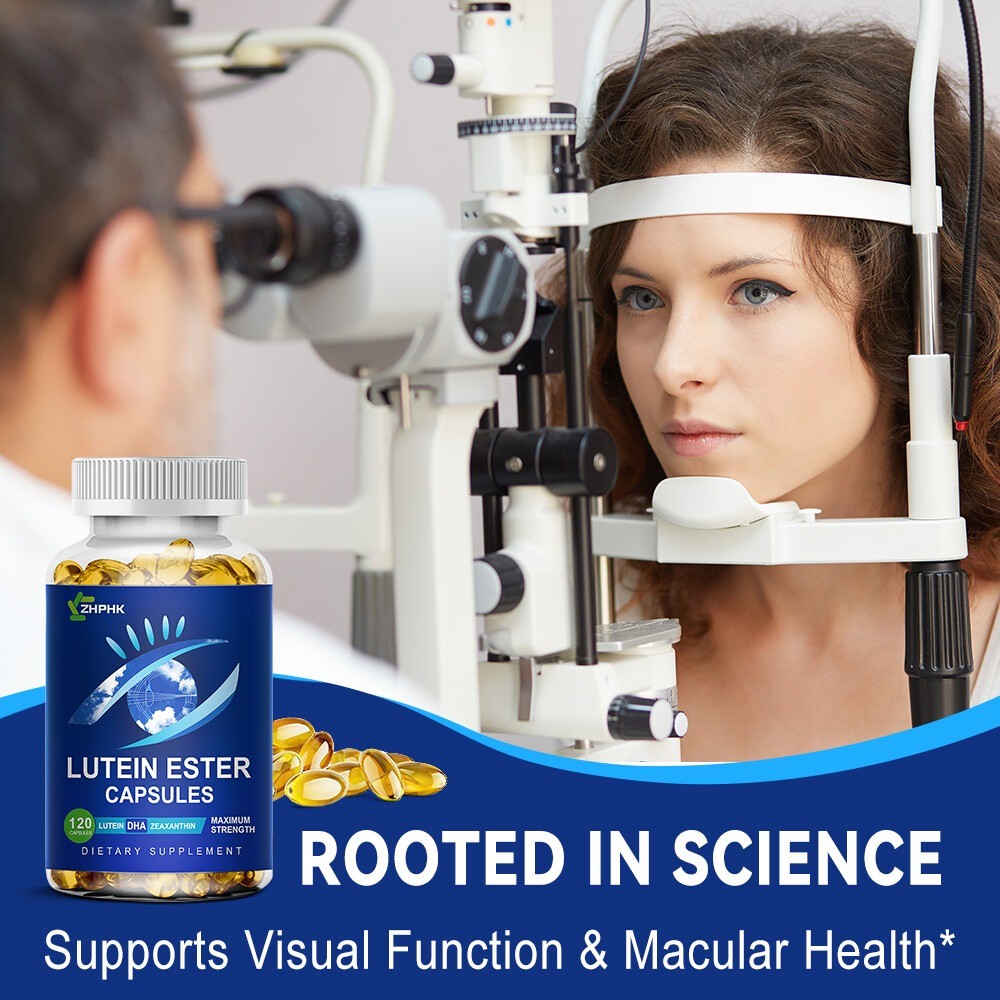3 bottles of Lutein capsules help with skin antioxidant and improve eye health