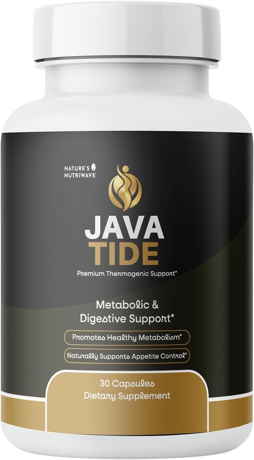 Javatide Prebiotic & Probiotic Formula– USA Made,30 Capsules, 1 Month Supply
