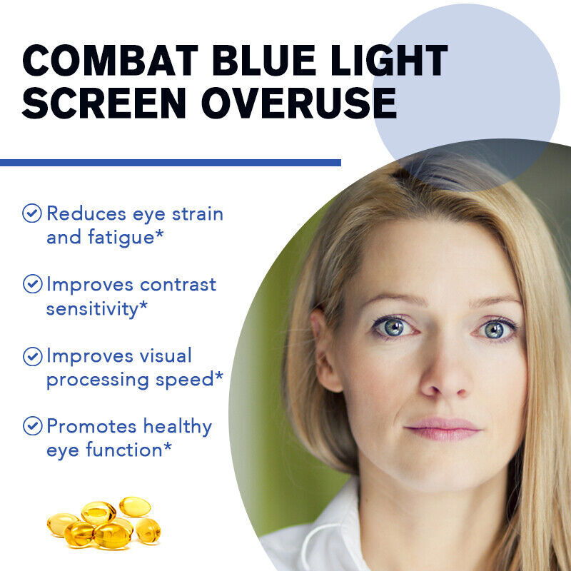 Eye Health Supplement, Lutein and Zeaxanthin, Vision Health, Eye Strain Support