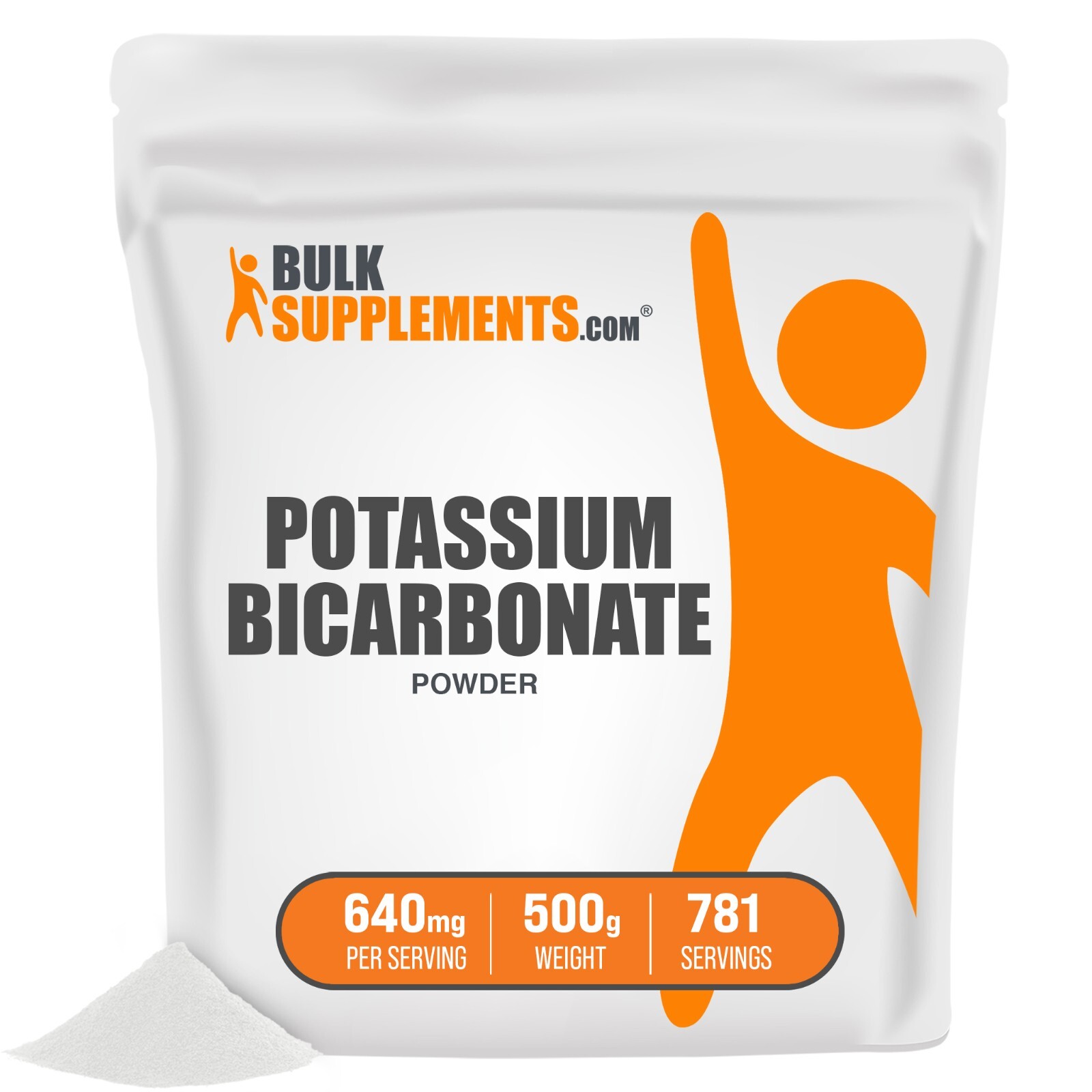 BulkSupplements Potassium Bicarbonate Powder – Electrolyte Boost