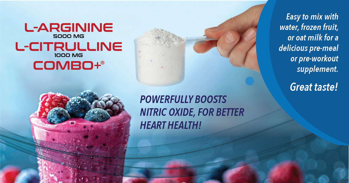 Combo+ L Arginine & L Citrulline (Nitric Oxide Circulation Support & Workout)