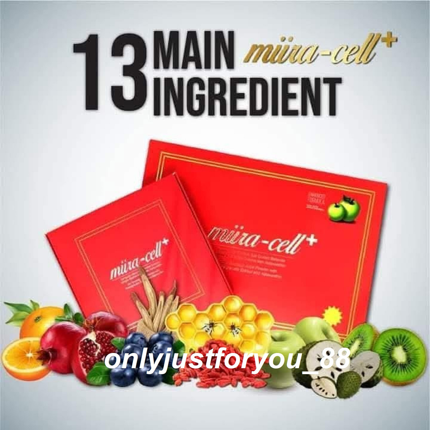 Miira-cell plus Revoobit International 24 sachet Stem Cell Nutrition NEW BOX