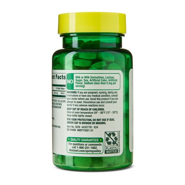 Spring Valley Selenium Tablets 200 mcg Immune Health 100 Count