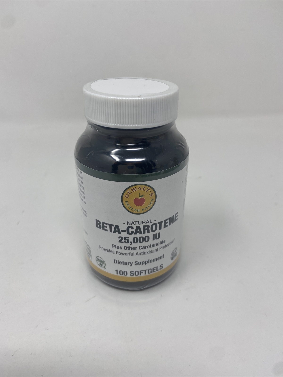 Natural Beta-Carotene 25,000 IU Plus other carotenoids 100 Softgels. New Sealed