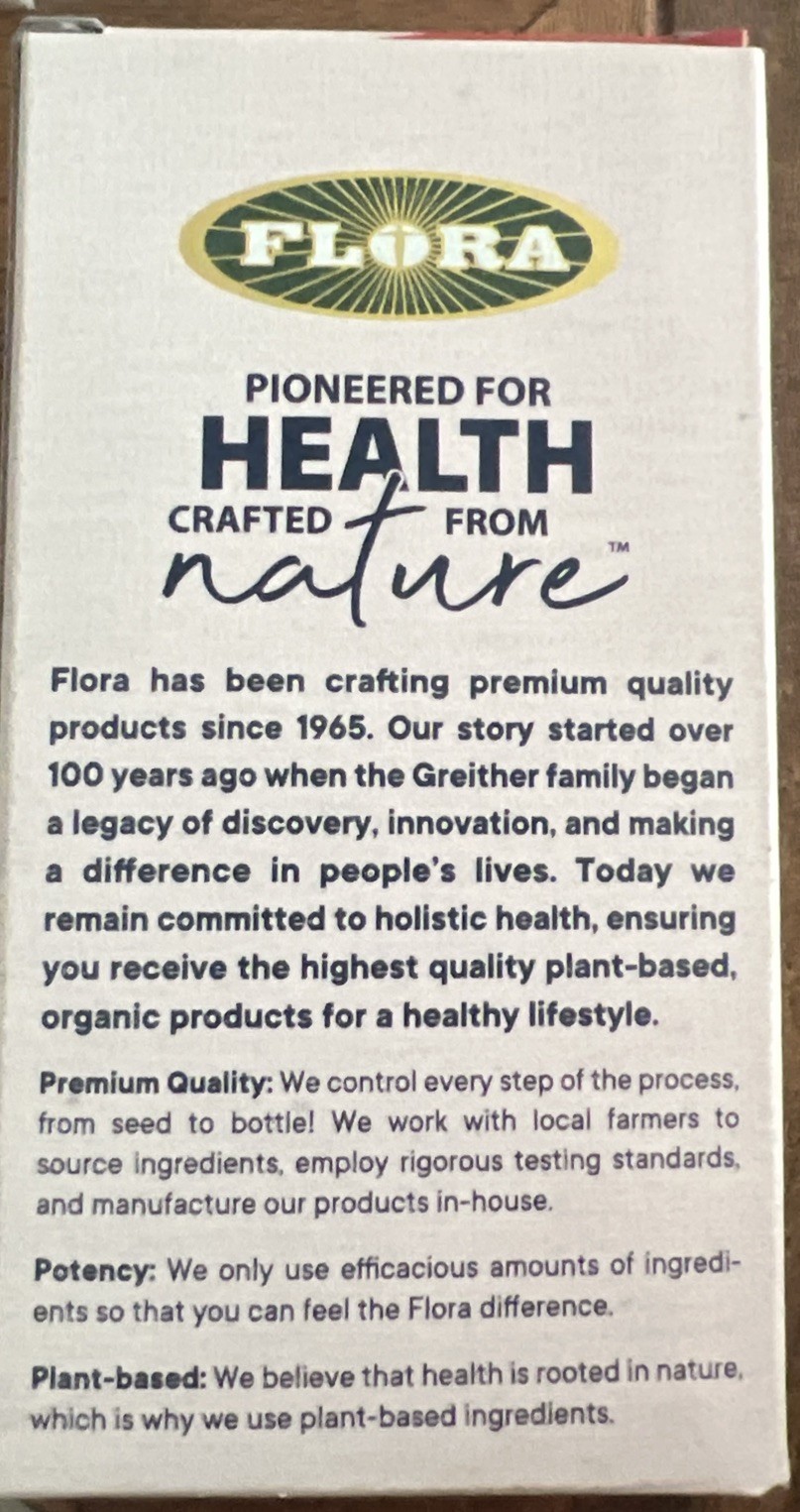 Flora Ferritin+ Delayed-Release Iron 20 mg Capsules 30 Ct Vegan Gluten-Free
