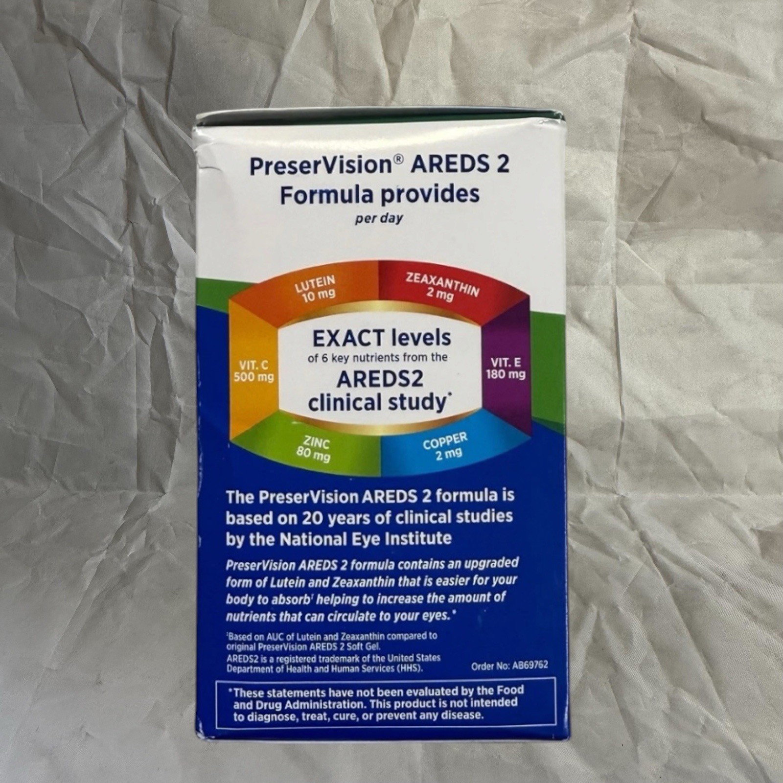 Bausch+Lomb PreserVisionAREDS 2 Formula 120 Softgels (2 Pack) EXP. 2026-09