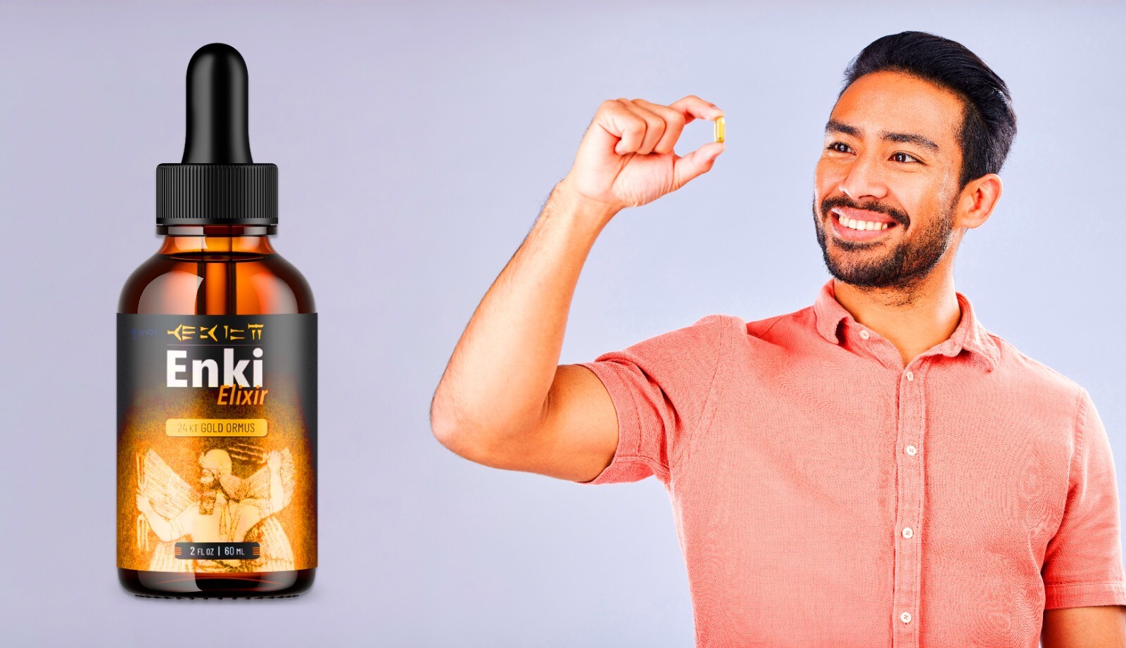 (1 Pack) Enki Elixir Advanced Supplement Drops Nootropic Brain Support 2ML