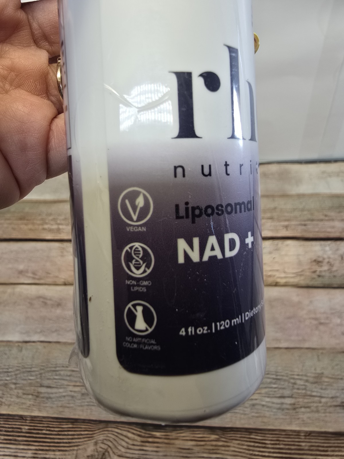 Rho Nutrition Liposomal NAD+ – 4 fl oz | Ultra-High Absorption Liquid Supplement