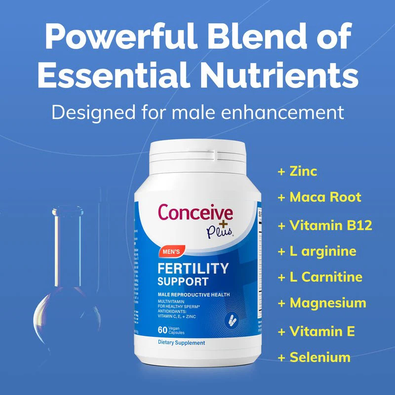 CONCEIVE Plus Men’s Fertility Support, 60 Vegan Capsules