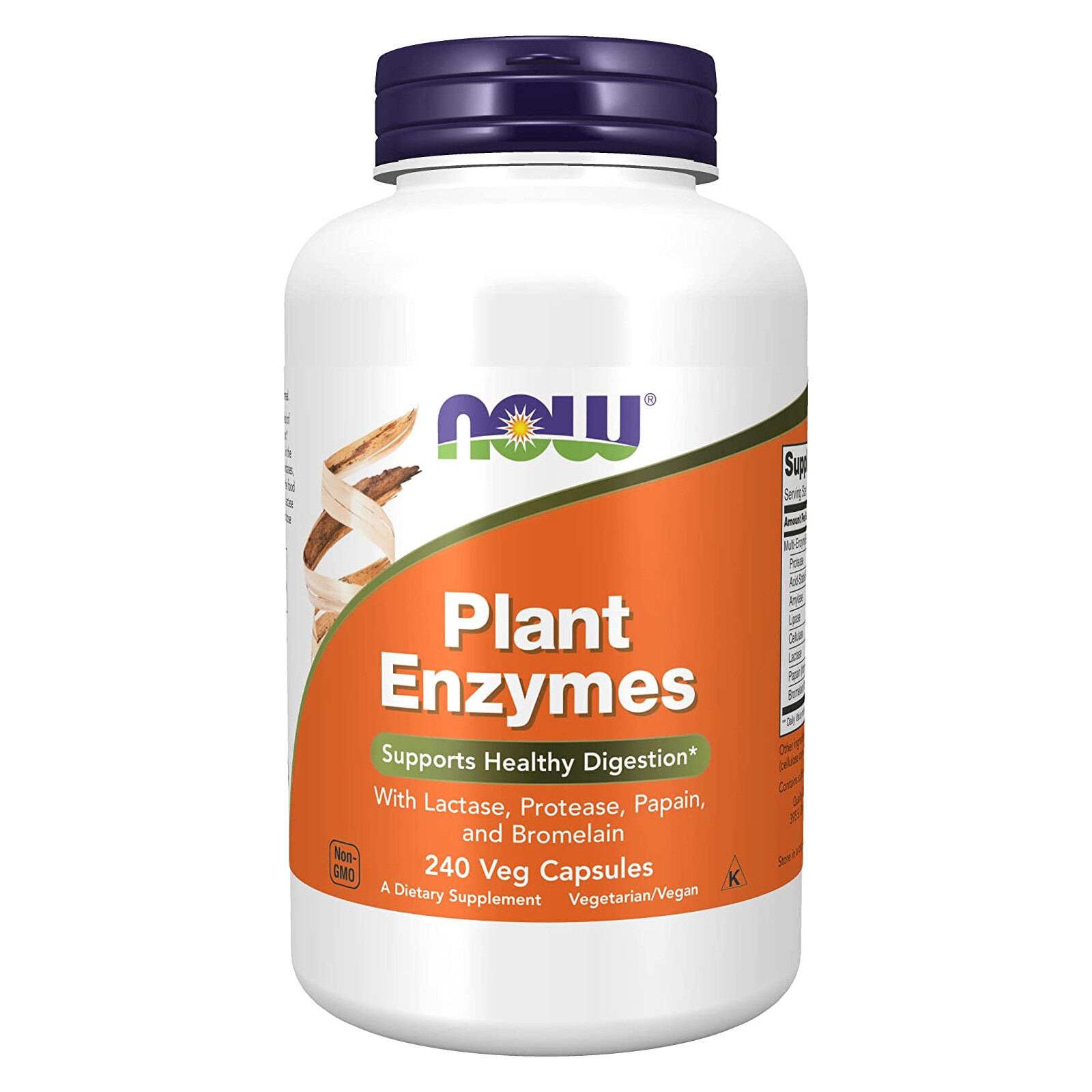 NOW FOODS Plant Enzymes – 240 Veg Capsules