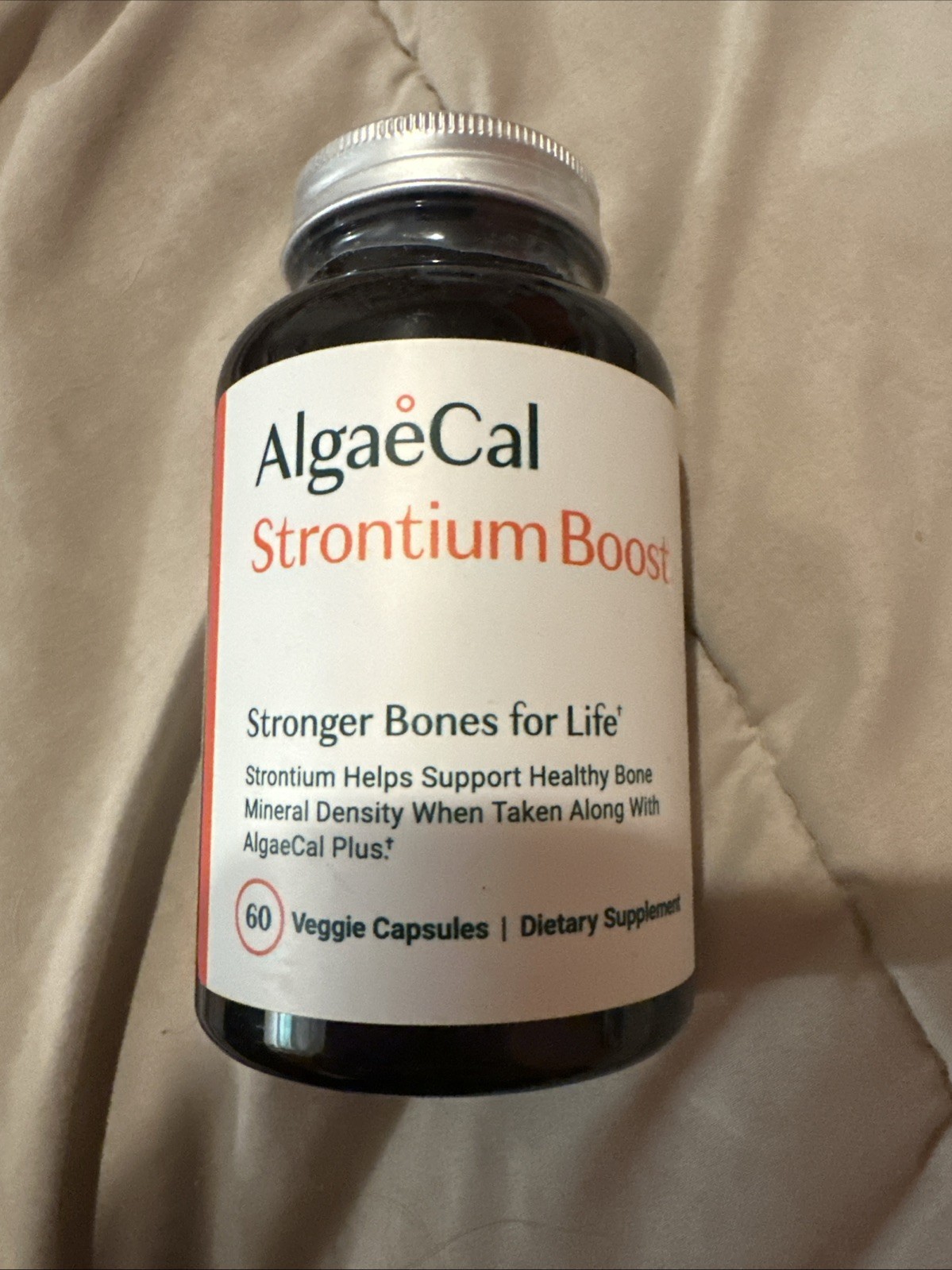 AlgaeCal Strontium Boost Natural Strontium Supplement Bone Density Increase