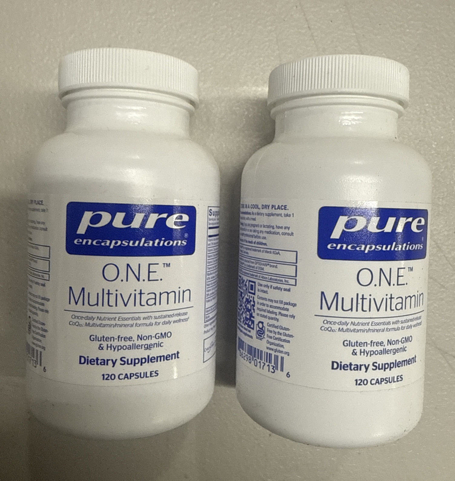 2X Pure Encapsulations O.N.E. Multivitamin 120 Caps Original new and sealed ✔✔
