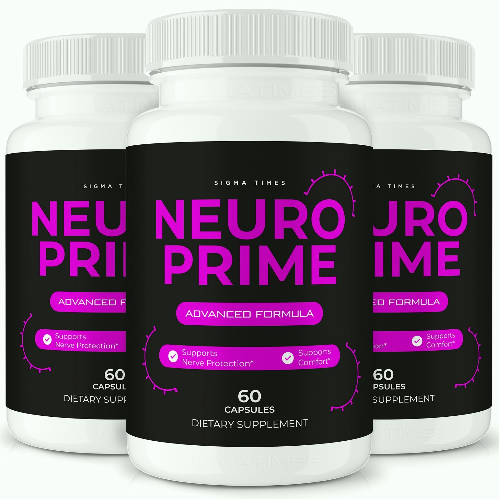 Neuro Prime Capsules, NeuroPrime Brain & Nerve Support Supplement – 3 Pack