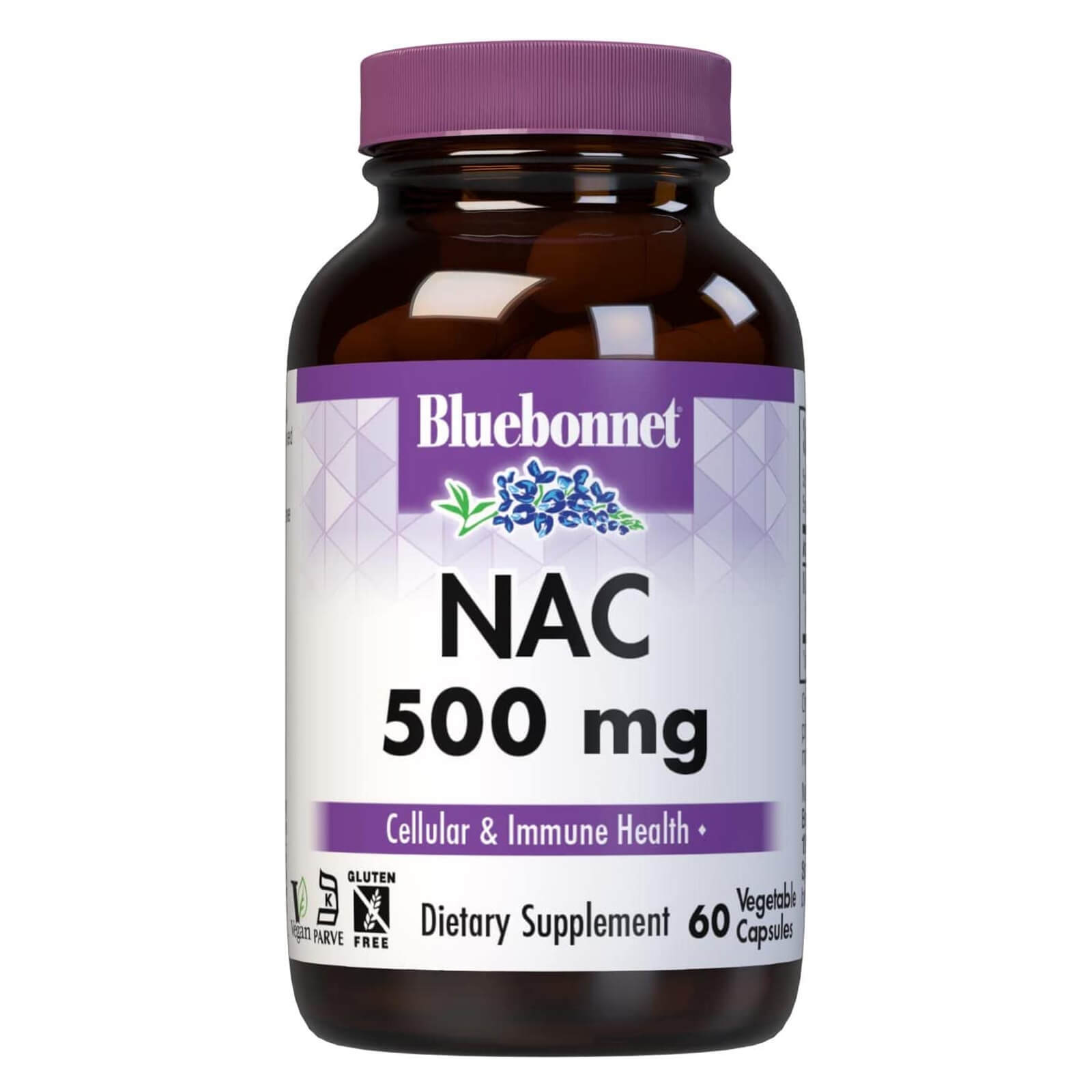 Bluebonnet NAC 500 mg 60 Veg Capsules