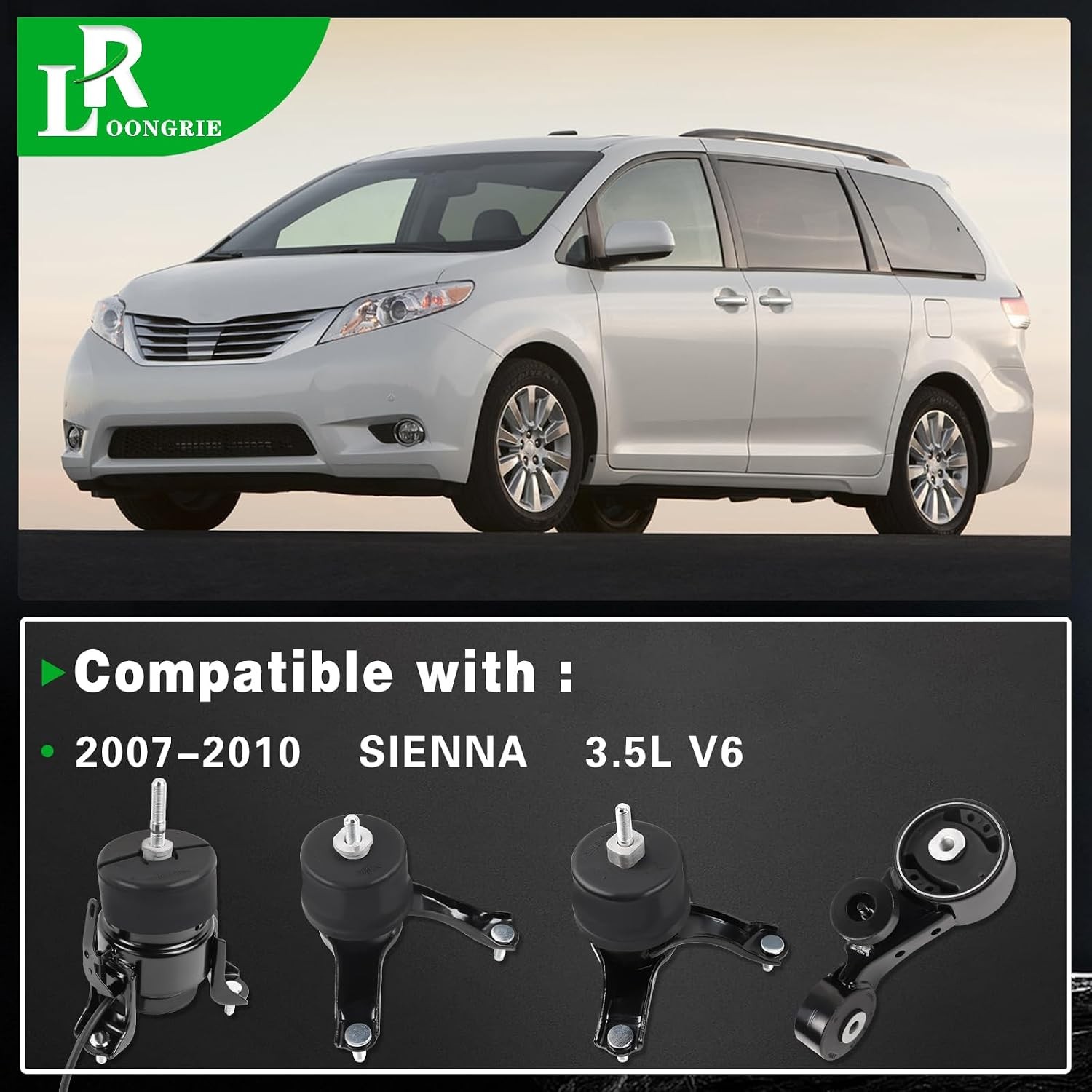 Engine Mount 4PCS for Toyota Sienna 3.5L