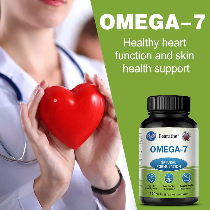 Omega 7 Fatty Acids – 900mg/serving – Natural Sea Buckthorn oil