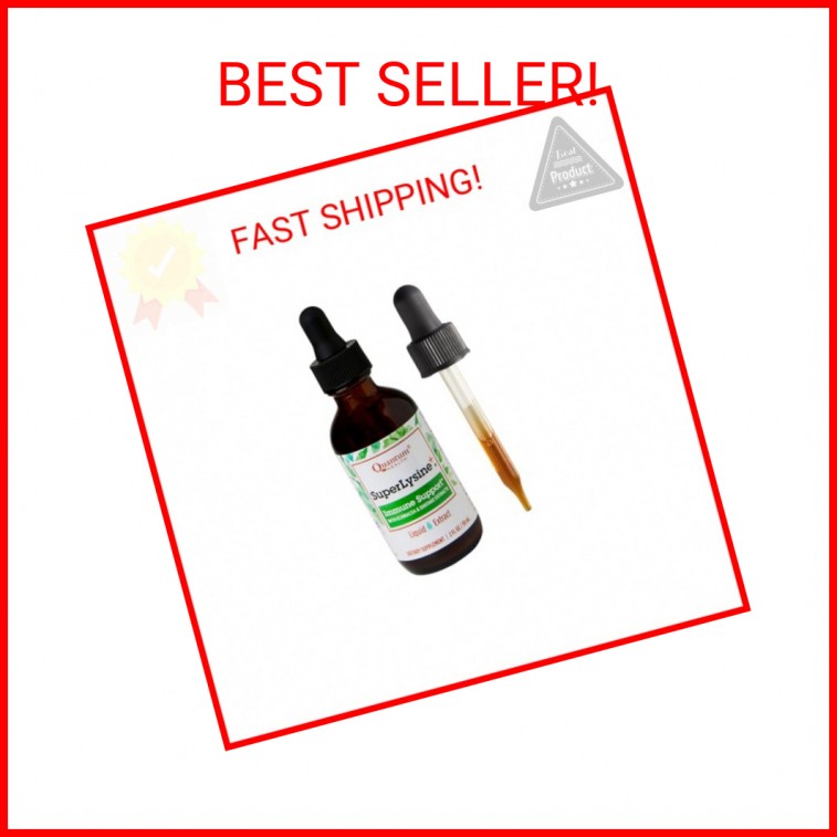 Quantum Health SuperLysine+ Immune Support|Liquid Extract Tincture for Easy Abso