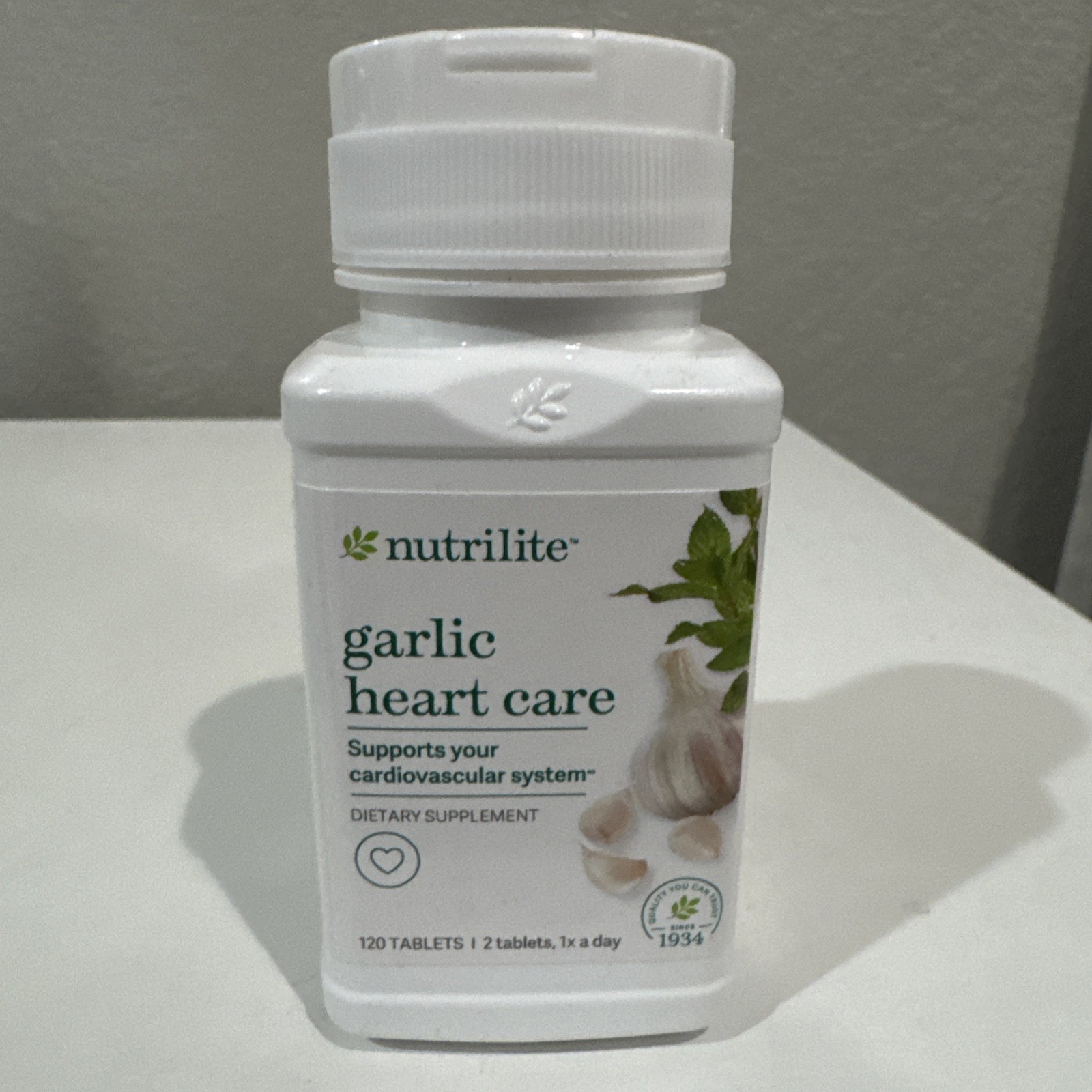 Nutrilite Garlic Heart Health Tablets Vitamin Supplement 120 Tablets EXP 7/27