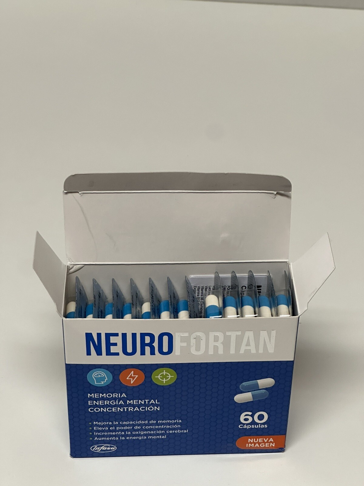 Neurofortan Capsule Brain Health Mental Alertness Memory Focus Concentration NEW