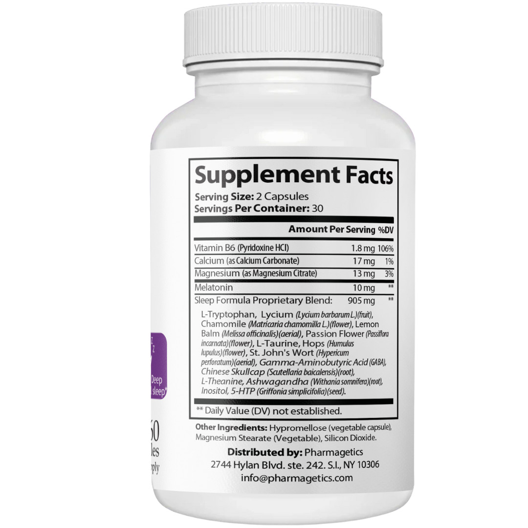 Sleep Lean – Deep & Restful Sleep Support, Overall Health Support – 6 Bottles