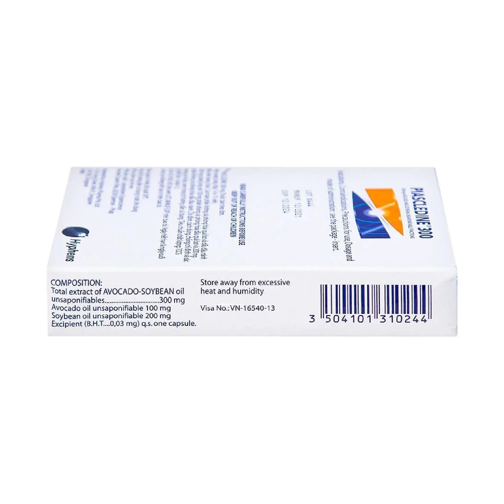3 X Piascledine 300mg Anti-rheumatic Osteoarthritis Joint-pains Hip Knee 30 Caps