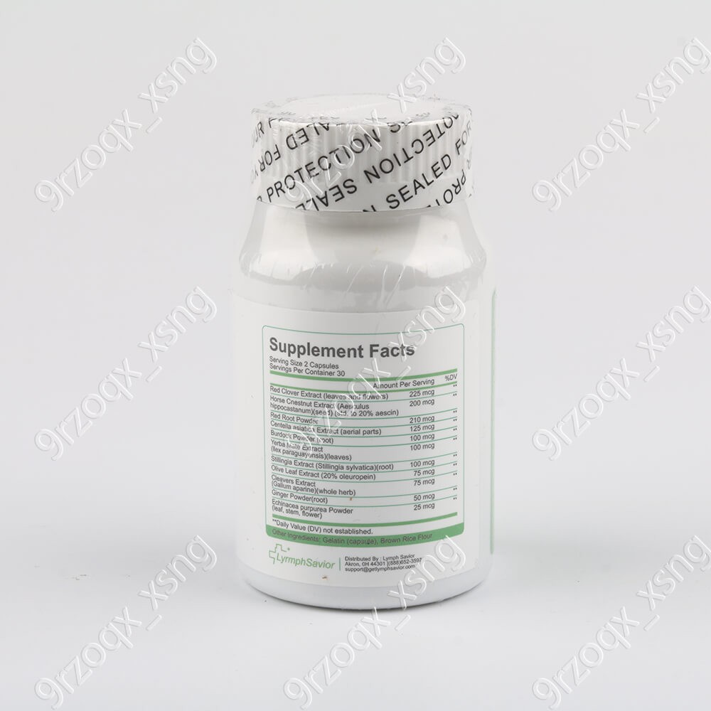 Lymph Savior, Lymphatic Health Support 60 Capsules Advanced Dietary Supplement