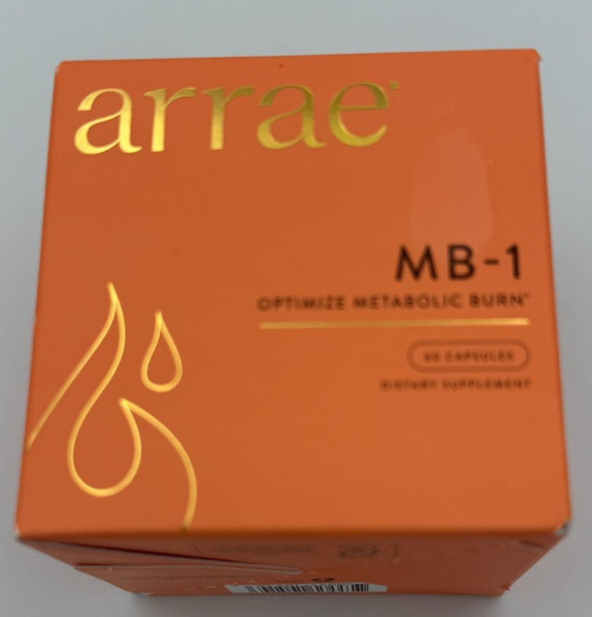 Arrae MB-1 Metabolic Burn Supplement – 60 Capsules – Exp 09/19/2027 – Brand New