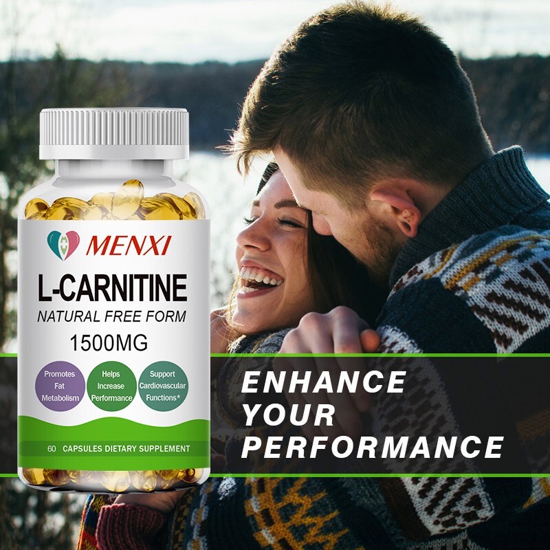 L-Carnitine Capsule – Fat Burner,Metabolism,Energy Booster,Muscle Gain 60 Pills
