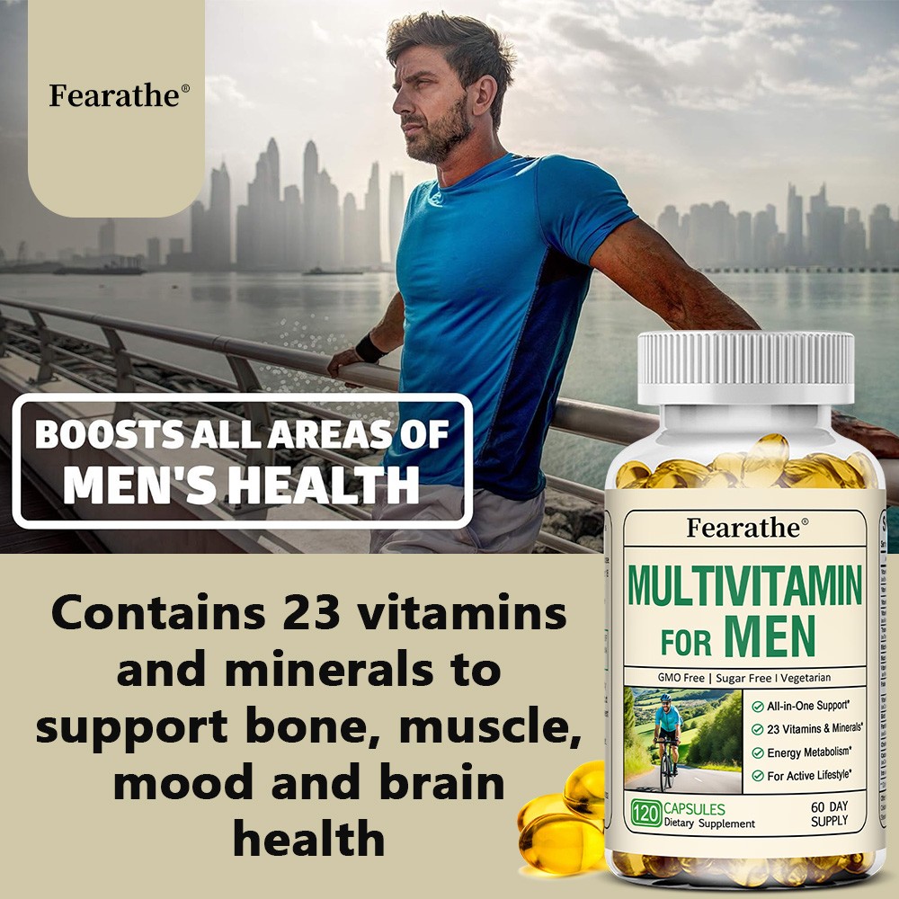 Multivitamin For Men Mens Promotes Prostate And Reproductive Health 30-120 Pills