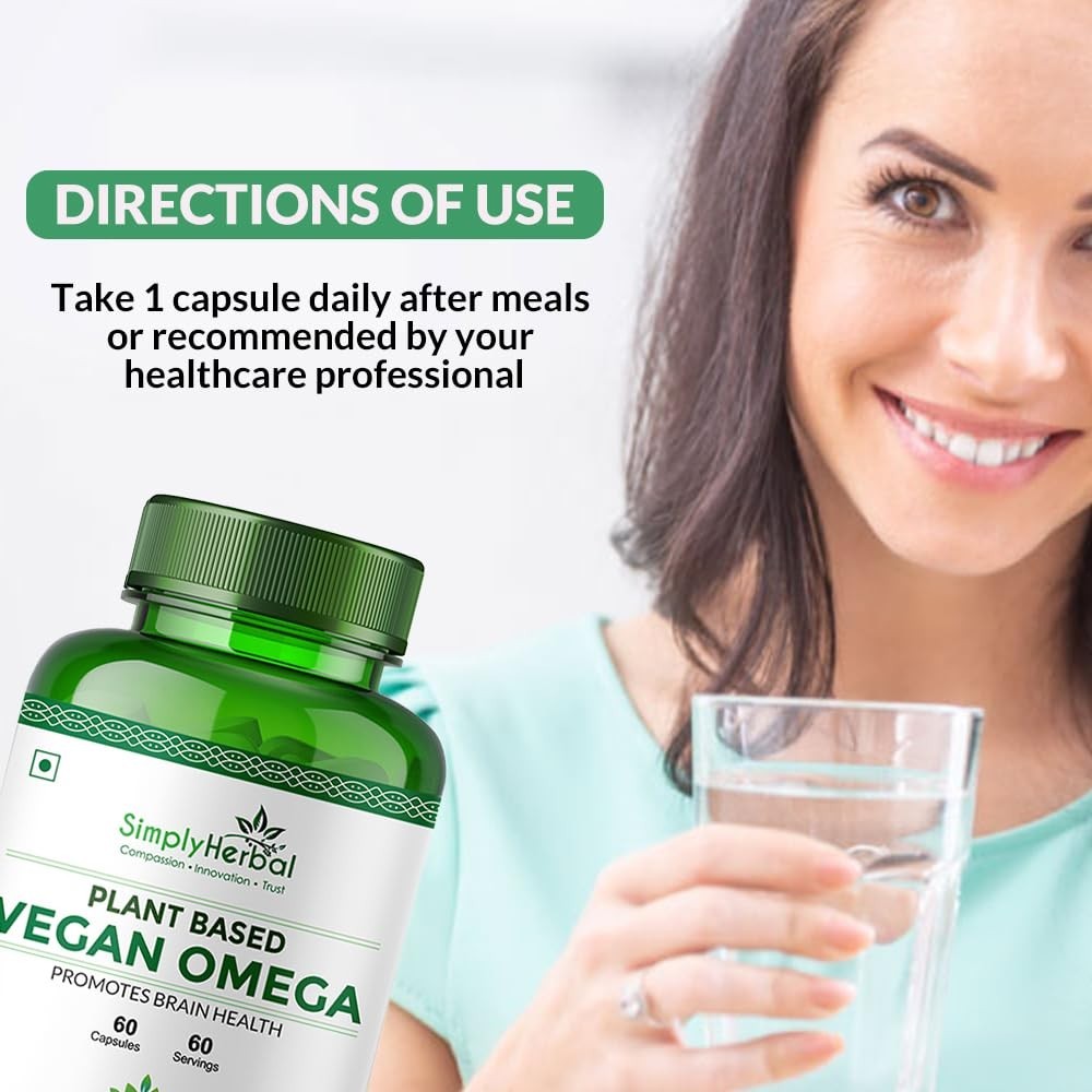 Simply Her.bal Vegan Omega 3 6 9 Pack of 5