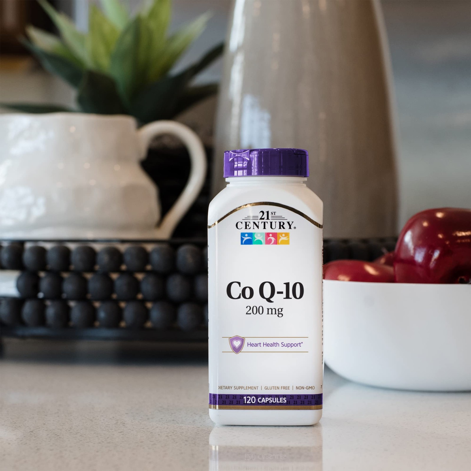 21St Century Coq10 200Mg Capsules Heart Antioxidant Support 120Ct 27435