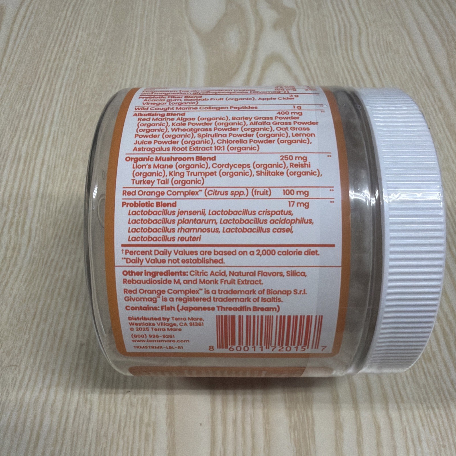 Authentic ~Terra Mare Morning Restore Wellness Strawberry Lemonade, Longevity