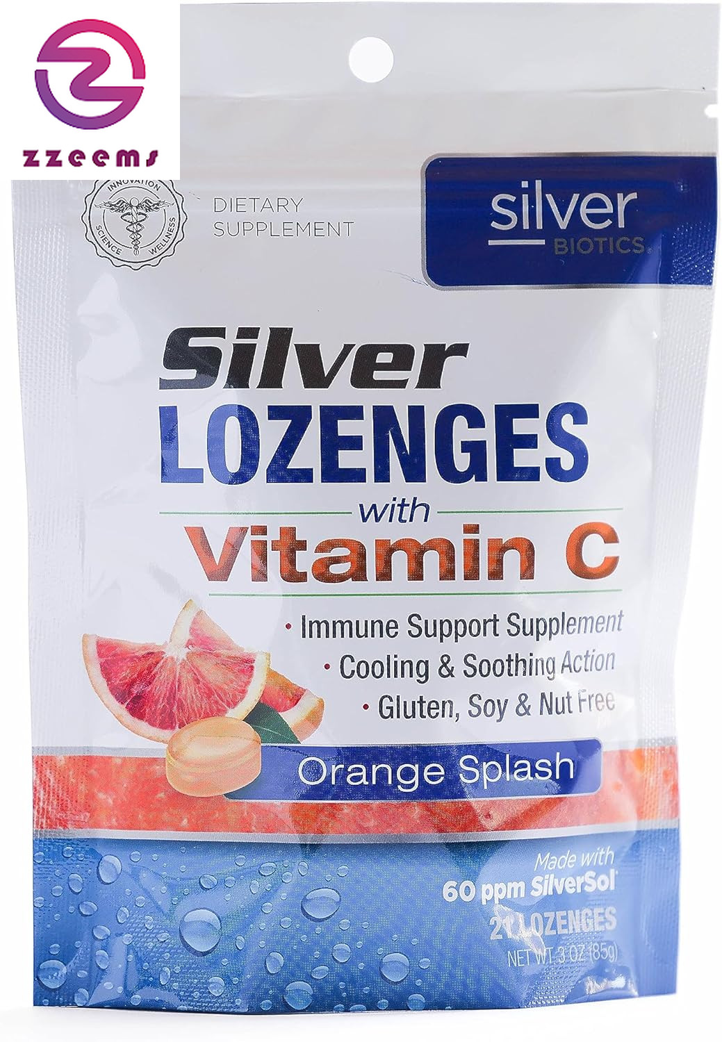 Silver Biotics Colloidal Silver Lozenges | 60 Ppm Silversol Ag₄O₄ Technology | I