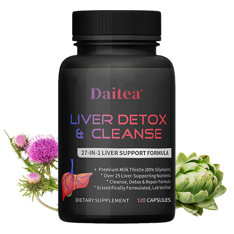 Liver Support, Cleanse, Detox and Repair Capsules with 27 Herbs