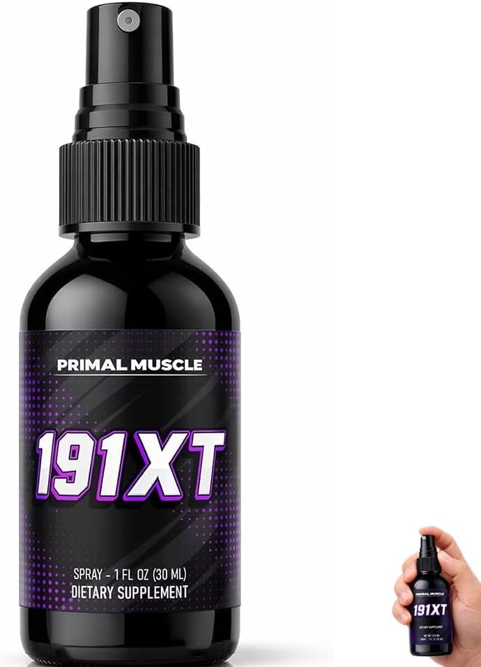 Primal Muscle Spray with Zinc Magnesium Vitamin B6, for Adult Fitness Lifestyle,