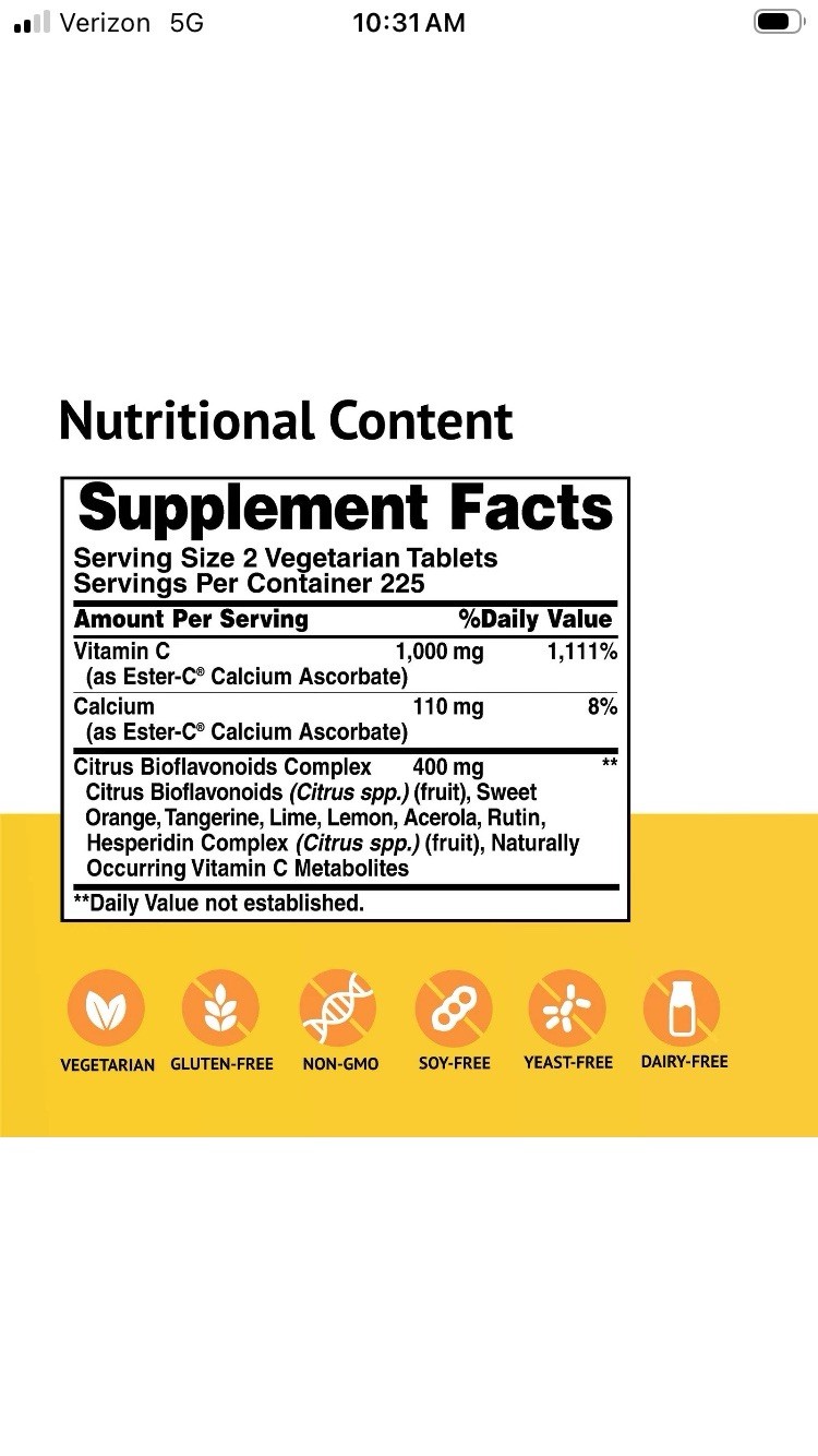 Vitamin 450 Veggie Capsules 450 Count Gluten Free Vegetarian Supplement Exp 2028