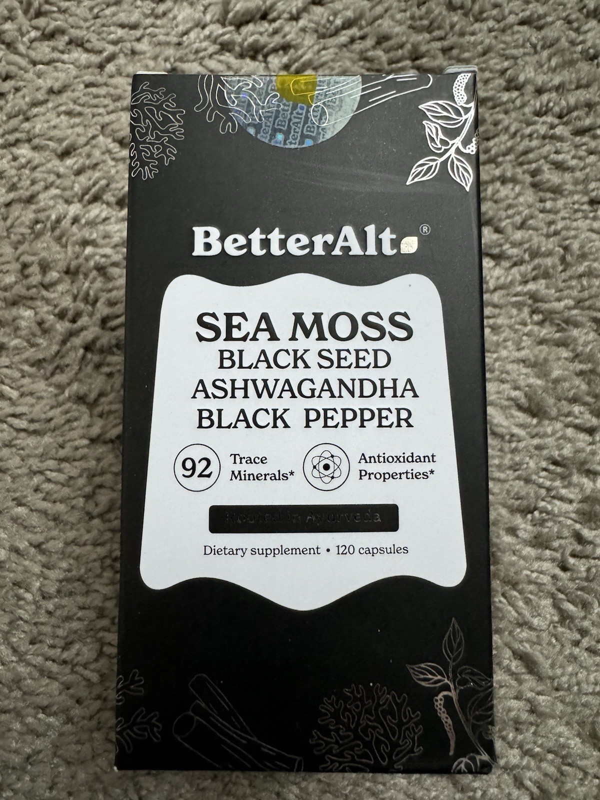 BetterAlt Shilajit Sea Moss Ashwagandha Supplement