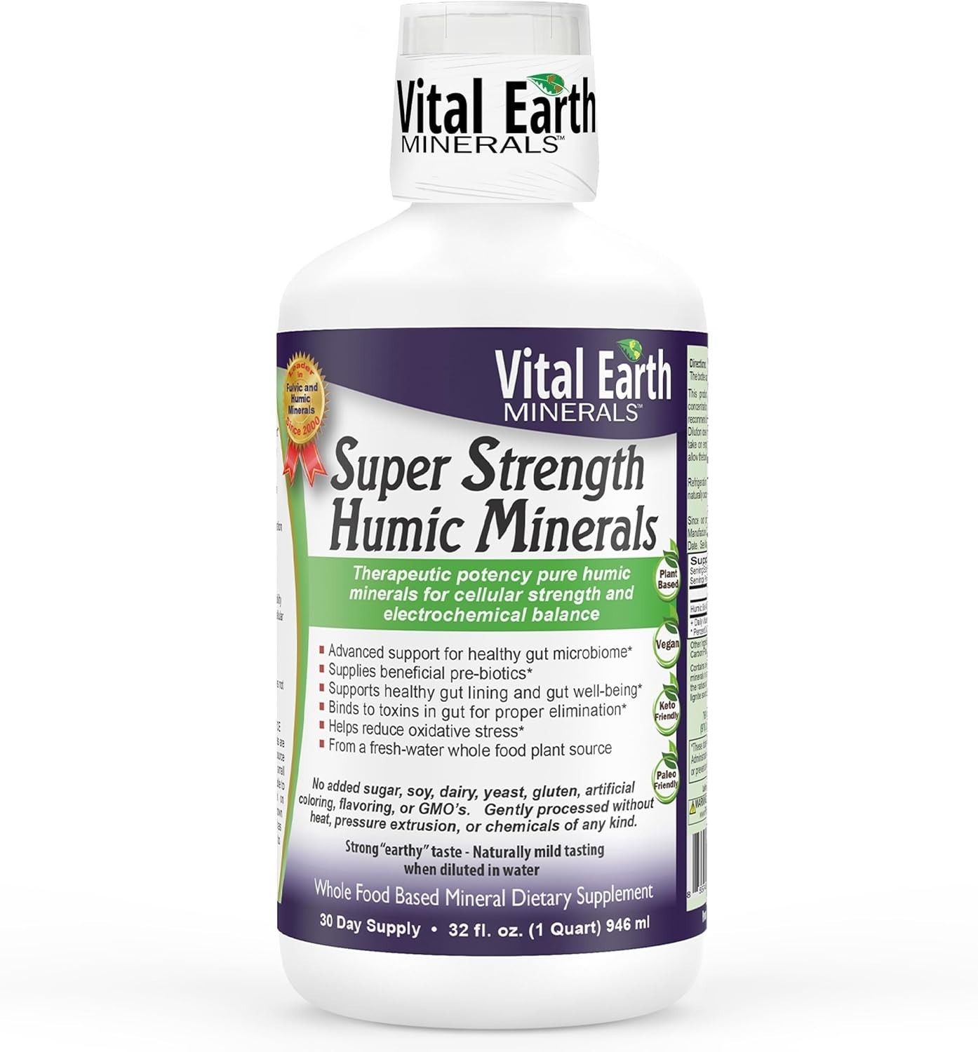 Vital Earth Minerals Humic Minerals Capsules 70+ Trace Minerals with Natural…