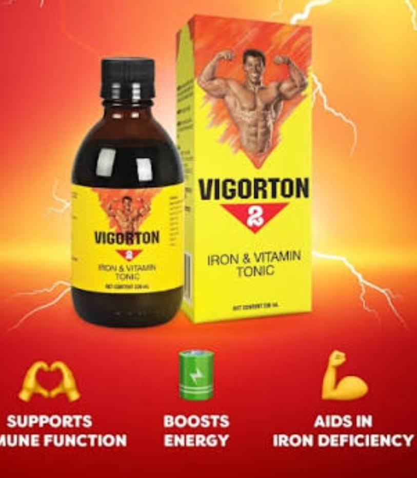 Vigorton 2 Iron & Multivitamin Liquid Tonic – 230ml Energy Vitality Supplement