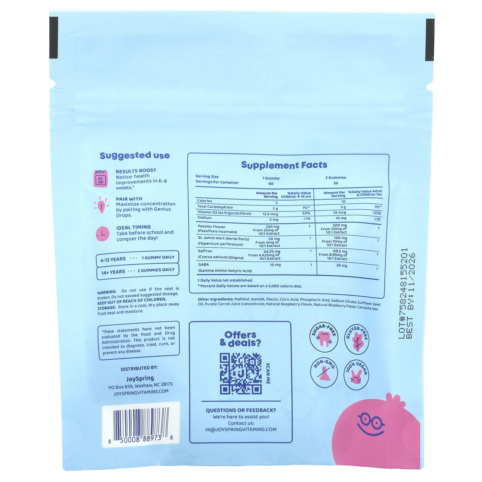 Mood Munchies, Natural Mixed Berry , 60 Gummies