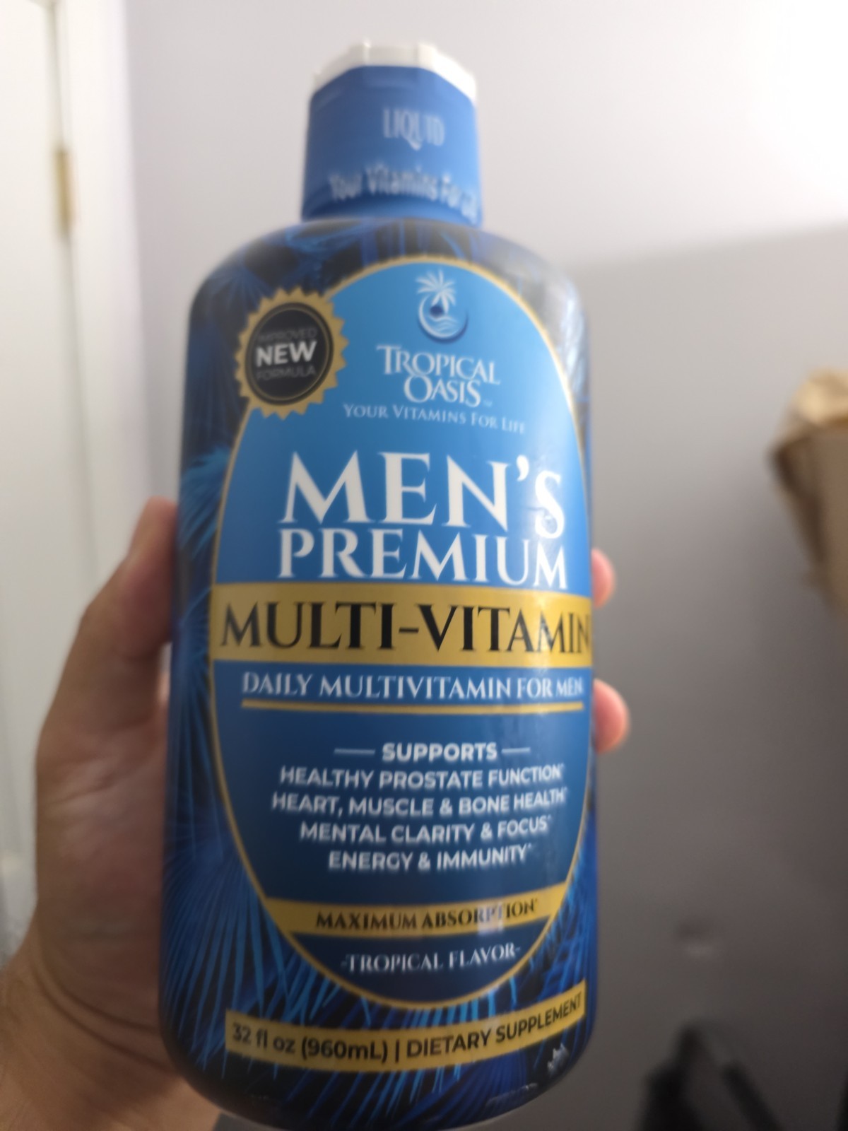 Premium Liquid Multivitamin for Men | Sugar Free Men’s 32 Fl Oz (Pack of 1)
